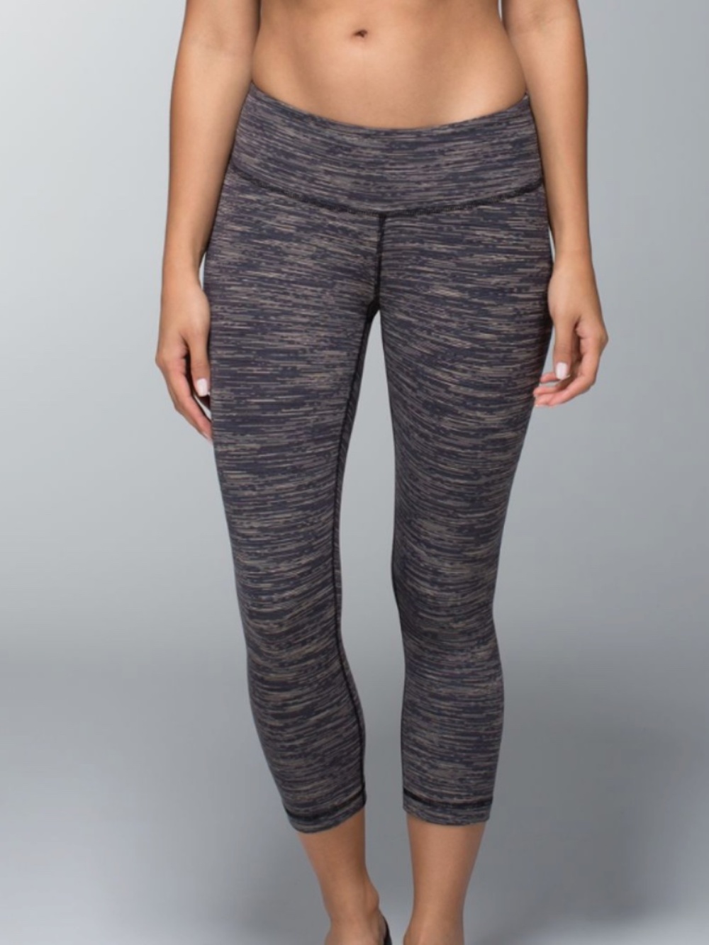 Lululemon Wunder Under Crop Wee Are From Space mid rise leggings 2